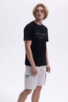Ellesse % 100 Pamuk Regular Fit Bisiklet Yaka Logolu Erkek T Shirt EM589-BK SİYAH
