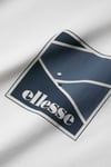 Ellesse % 100 Pamuk Regular Fit Bisiklet Yaka Baskılı Erkek T Shirt 6SM5025-OF BEYAZ