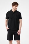 Ellesse % 100 Pamuk Regular Fit Düğmeli Erkek Polo Yaka T Shirt 6SM5044-BK SİYAH