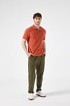 Ellesse % 100 Pamuk Regular Fit Düğmeli Erkek Polo Yaka T Shirt 6SM5044-BR BRİCK