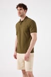 Ellesse % 100 Pamuk Regular Fit Düğmeli Erkek Polo Yaka T Shirt 6SM5044-KH KOYU HAKİ