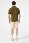 Ellesse % 100 Pamuk Regular Fit Düğmeli Erkek Polo Yaka T Shirt 6SM5044-KH KOYU HAKİ