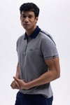 Ellesse % 100 Pamuk Regular Fit Yarım Fermuarlı Erkek Polo Yaka T Shirt EM169-1-GR GRİ