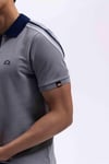 Ellesse % 100 Pamuk Regular Fit Yarım Fermuarlı Erkek Polo Yaka T Shirt EM169-1-GR GRİ