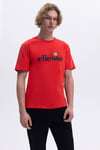 Ellesse Baskılı Pamuklu Regular Fit Bisiklet Yaka Erkek T Shirt EM459-RD KIRMIZI