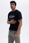 Ellesse Baskılı Pamuklu Regular Fit Bisiklet Yaka Erkek T Shirt EM455-BK SİYAH