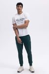 Ellesse Baskılı Pamuklu Regular Fit Bisiklet Yaka Erkek T Shirt EM455-OF BEYAZ