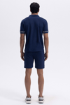 Ellesse Logolu % 100 Pamuk Regular Fit Düğmeli Erkek Polo Yaka T Shirt EM375-NV LACİVERT
