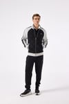 Ellesse Logolu Pamuk Karışımlı Regular Fit Dik Yaka Fermuarlı Erkek Sweat 5SM1357-BK SİYAH