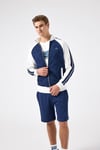 Ellesse Logolu Pamuk Karışımlı Regular Fit Dik Yaka Fermuarlı Erkek Sweat 5SM1357-NV LACİVERT