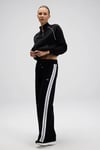 Ellesse Logolu Pamuklu Regular Fit Dik Yaka Fermuarlı Bayan Sweat EF535-BK SİYAH