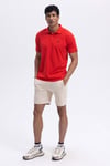 Ellesse Logolu Pamuklu Regular Fit Düğmeli Erkek Polo Yaka T Shirt EM460-RD KIRMIZI