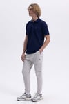 Ellesse Logolu Pamuklu Regular Fit Düğmeli Erkek Polo Yaka T Shirt EM460-NV LACİVERT