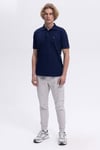Ellesse Logolu Pamuklu Regular Fit Düğmeli Erkek Polo Yaka T Shirt EM460-NV LACİVERT