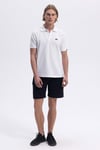 Ellesse Logolu Pamuklu Regular Fit Düğmeli Erkek Polo Yaka T Shirt EM460-OF BEYAZ