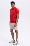 Ellesse Logolu Pamuklu Regular Fit Düğmeli Erkek Polo Yaka T Shirt EM460-RD KIRMIZI