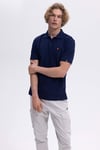 Ellesse Logolu Pamuklu Regular Fit Düğmeli Erkek Polo Yaka T Shirt EM460-NV LACİVERT