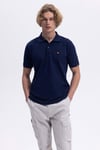 Ellesse Logolu Pamuklu Regular Fit Düğmeli Erkek Polo Yaka T Shirt EM460-NV LACİVERT