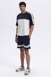Ellesse Modal Karışımlı Regular Fit Bisiklet Yaka Renk Bloklu Erkek T Shirt EM488-BK SİYAH