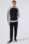 Ellesse Pamuklu Kontrast Şeritli Normal Bel Lastikli Paça Erkek Eşofman Altı 5SM4363-BK SİYAH