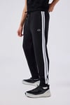Ellesse Pamuklu Kontrast Şeritli Normal Bel Lastikli Paça Erkek Eşofman Altı 5SM4363-BK SİYAH