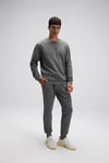 Ellesse Pamuklu Regular Fit Bisiklet Yaka Logolu Erkek Sweat EM556-ANT ANTRASİT