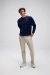 Ellesse Pamuklu Regular Fit Bisiklet Yaka Erkek Sweat EM623-NV LACİVERT