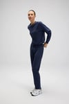 Ellesse Pamuklu Regular Fit Bisiklet Yaka Logolu Kadın Sweat EF553-NV LACİVERT