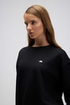 Ellesse Pamuklu Regular Fit Bisiklet Yaka Bayan Sweat EF527-BK SİYAH