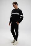 Ellesse Pamuklu Regular Fit Normal Bel Ribanalı Paça Jogger Erkek Eşofman Altı EM620-BK SİYAH
