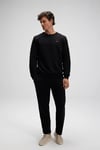 Ellesse Pamuklu Regular Fit Normal Bel Düz Paça Erkek Eşofman Altı EM700-BK SİYAH