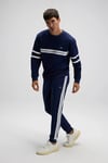 Ellesse Pamuklu Regular Fit Normal Bel Ribanalı Paça Jogger Erkek Eşofman Altı EM620-NV LACİVERT