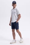 Ellesse Pamuklu Regular Fit Şerit Detaylı Düğmeli Erkek Polo Yaka T Shirt EM407-OF BEYAZ