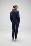 Ellesse Pamuklu Regular Fit Yarım Fermuarlı Dik Yaka Bayan Sweat EF557-NV LACİVERT