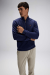 Ellesse Pamuklu Regular Fit Yarım Fermuarlı Dik Yaka Erkek Sweat EM580-NV LACİVERT