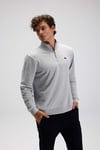 Ellesse Pamuklu Regular Fit Yarım Fermuarlı Dik Yaka Erkek Sweat EM580-GI GRİ