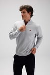 Ellesse Pamuklu Regular Fit Yarım Fermuarlı Dik Yaka Erkek Sweat EM580-GI GRİ