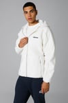 Ellesse Regular Fit Yumuşak Dokulu Kapüşonlu Teddy Erkek Ceket EM250-OF BEYAZ