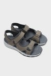 Escape Logolu Cırt Cırtlı Erkek Sandalet 237588 NTGY Naturel-Gri