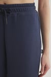 Eşofman Pamuklu Straight Fit Yüksek Bel Lastikli Paça Kadın Eşofman Altı 1600903-34665 LACİVERT