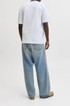 Essentials Jjearchive Pamuklu Regular Fit Logolu Bisiklet Yaka Erkek T Shirt 12287990 BEYAZ