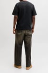 Essentials Jjearchive Pamuklu Regular Fit Logolu Bisiklet Yaka Erkek T Shirt 12287990 SİYAH