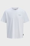 Essentials Jjearchive Pamuklu Regular Fit Logolu Bisiklet Yaka Erkek T Shirt 12287990 BEYAZ
