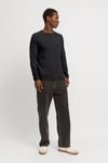Essentials Jjebreeze Pamuklu Regular Fit Bisiklet Yaka Erkek Kazak 12269654 SİYAH