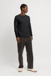 Essentials Jjebreeze Pamuklu Regular Fit Bisiklet Yaka Erkek Kazak 12269654 SİYAH