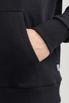 Essentials Jjebryan Logolu % 100 Pamuk Relaxed Fit Kapüşonlu Erkek Sweat 12268128 SİYAH
