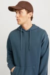 Essentials Jjecharge Pamuklu Oversize Fit Kapüşonlu Erkek Sweat 12268272 İNDİGO