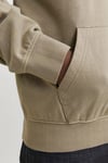 Essentials Jjecharge Pamuklu Oversize Fit Kapüşonlu Erkek Sweat 12268272 YAĞ YEŞİLİ