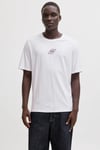 Essentials Jjecorp % 100 Pamuk Regular Fit Logolu Erkek T Shirt 12268415 BEYAZ-SİYAH