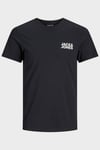 Essentials Jjecorp Pamuklu Slim Fit Bisiklet Yaka Erkek T Shirt 12151955 SİYAH